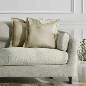 Díszpárnahuzat VELVET szín bézsszínű stílus glamour bársony 45x45... kép