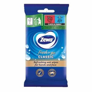 Nedves kéztörlő ZEWA Fresh To Go Classic 10 darabos kép