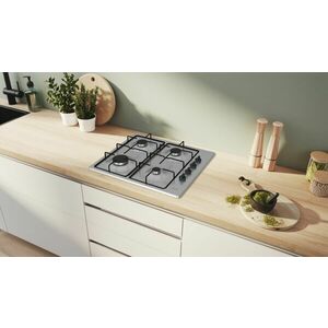 Bosch Serie 2, Gáz főzőlap, 60 cm, Nemesacél, PBP6B5K80H kép
