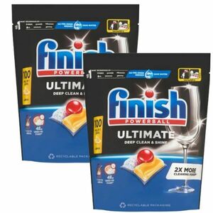 Finish Ultimate All in 1 Lemon Mosogatógép kapszula 2x100db kép