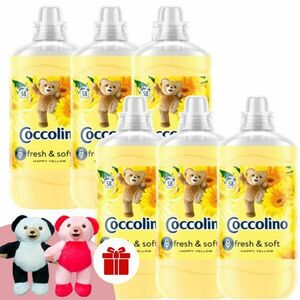 Coccolino Fresh & Soft Happy Yellow Öblítő koncentrátum 348 m... kép
