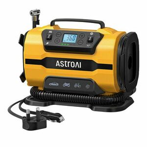 AstroAI ATJ-8366 150 PSI 12V DC/110V AC hordozható kerékkompressz... kép