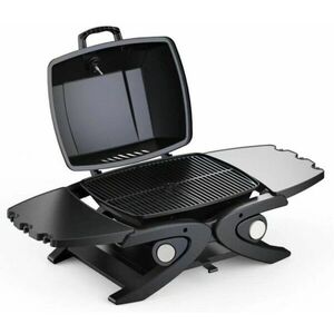 Riwall RGG 20 Compact gázüzemű mobil grillsütő 4, 2 kW, 2 gázégővel kép
