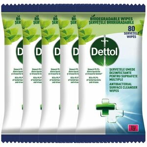 Dettol antibakteriális Felülettisztító kendő 5x80db kép