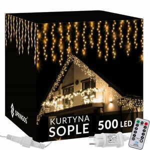 Jégcsap fényfüggöny - 50 LED kép
