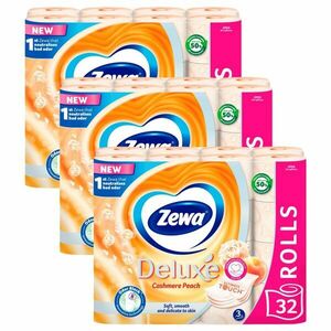 Zewa Deluxe Cashmere Peach 3 rétegű Toalettpapír 3x32 tekercs kép