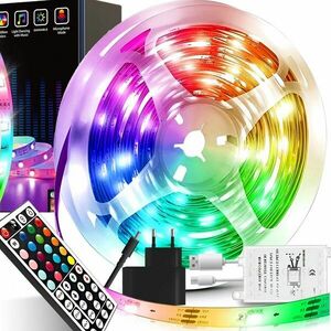 Retoo RGB LED szalag távirányítóval 5m kép
