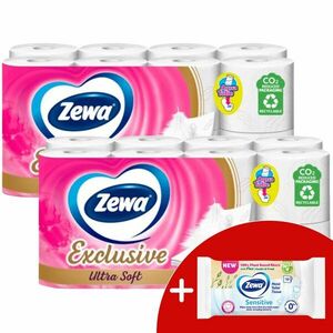 Zewa Exclusive Ultra Soft 4 rétegű Toalettpapír 2x16 tekercs + Aj... kép