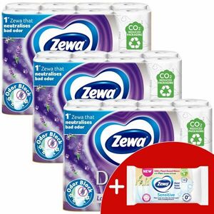 Zewa Deluxe Lavender Dreams 3 rétegű Toalettpapír 3x24 tekercs +... kép