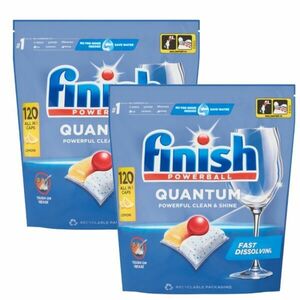 Finish Quantum All in 1 Lemon Mosogatógép kapszula 2x120db kép