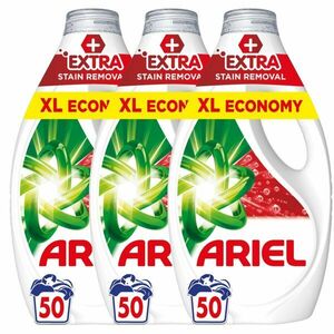 Ariel + Extra folteltávolító hatású folyékony Mosószer 3x2, 25L -... kép