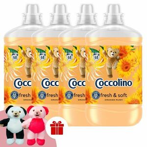 Coccolino Orange Rush Öblítő koncentrátum 272 mosás 4x1700ml + Aj... kép