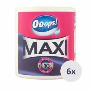 Ooops! Maxi 2 rétegű háztartási Papírtörlő 6x1 tekercs kép