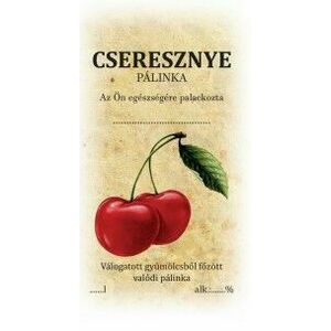 Matrica cseresznye 1 db 50db/csom. kép