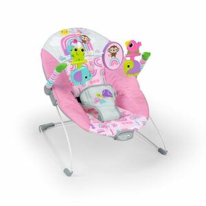 BRIGHT STARTS Rezgő pihenőszék Pink Paradise™ 0hó+ 9 kg-ig kép