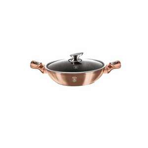 Berlinger Haus Wok fedővel 30 cm Metallic Line Rose Gold Edition kép