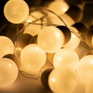 20 LED elemes fényfüzér, fenyő kép