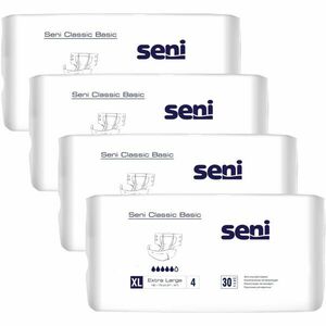 Seni Classic Basic Extra Large 4 Felnőtt pelenka 130-170cm (4x30db) kép
