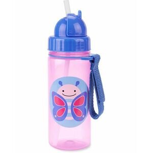SKIP HOP Zoo Szívószálas pohár PP PVC és BPA mentes Pillangó 12m+ kép