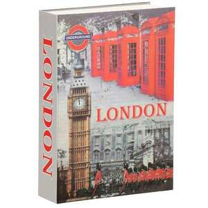Springos Könyv Széf - London - 22x15, 5x4, 5 cm kép