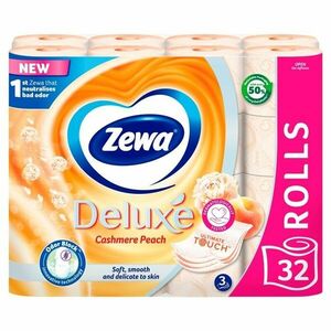 Zewa Deluxe Cashmere Peach 3 rétegű Toalettpapír 32 tekercs kép