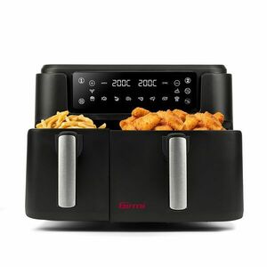 Girmi FG26 AirFryer Forrólevegős sütő 3, 5L + 5, 5L 2400 Watt - Fekete kép