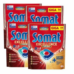 Somat Excellence Premium 5in1 Mosogatógép kapszula 4x54db kép
