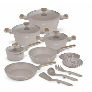Berlinger Haus BH-8344 Taupe Nordic Collection 15 részes Edénykés... kép