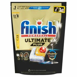 Finish Powerball Ultimate Plus All in 1 Lemon Mosogatógép kapszula 72db kép