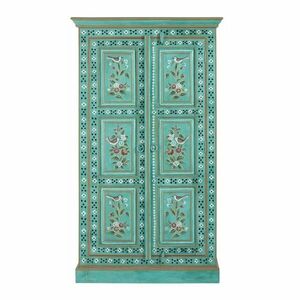 Zöld mangófa szekrény 87x152x38 cm Prem – Støraa kép