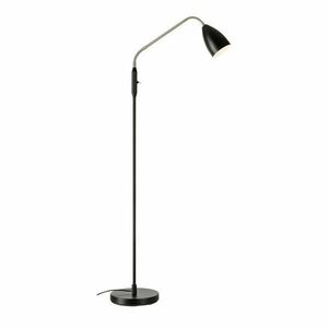 Fekete LED dimmelhető állólámpa fém búrával (magasság 140 cm) Patro – Markslöjd kép