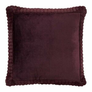 Mikroplüss díszpárna 55x55 cm Velvet and Faux Fur – Catherine Lansfield kép