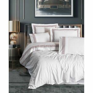 Fehér egyszemélyes renforcé pamut ágyneműhuzat 140x200 cm Red Heritage Lines – Mila Home Luxury kép