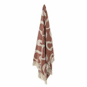 Barna újrahasznosított pamut takaró 130x160 cm Salobre – Bloomingville kép