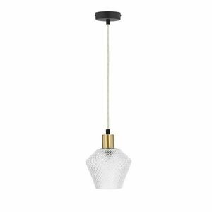 Aranyszínű függőlámpa üveg búrával ø 14 cm Greniko – Candellux Lighting kép