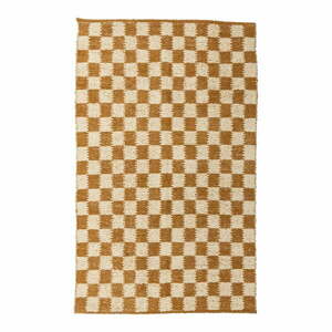 Bézs-borostyán színű pamut szőnyeg 140x200 cm Chola – Bloomingville kép