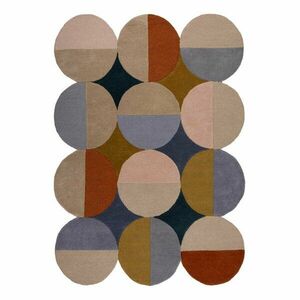 Kézi szövésű gyapjú szőnyeg 160x230 cm Mia Ellipse – Flair Rugs kép