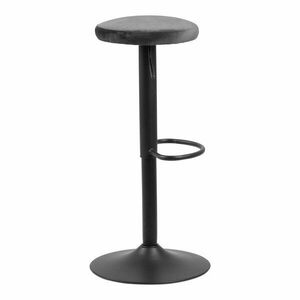 Szürke kárpitozott állítható magasságú bárszék (ülésmagasság 62 cm) Finch – Actona kép