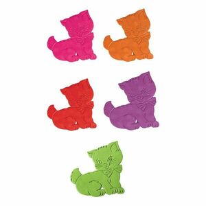 Gyerek csúszásgátló alátét szett 5 db-os fürdőkádba 11x12, 5 cm Chatons – MSV kép