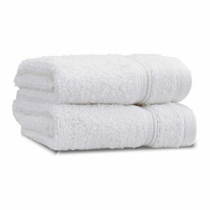 Fehér frottír pamut törölköző szett 2 db-os 30x30 cm Zero Twist – Catherine Lansfield kép