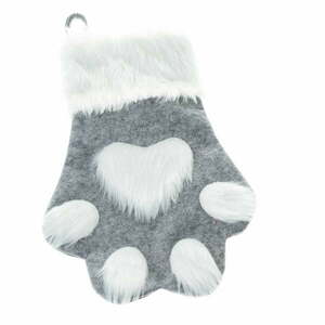 Textil Mikulás zokni 40 cm Paw – Dakls kép