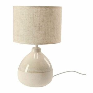 Bézs asztali lámpa textil búrával (magasság 41 cm) Ardo – Candellux Lighting kép