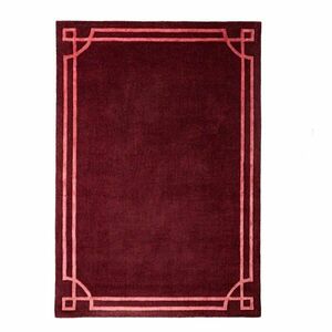 Borvörös kézi szövésű gyapjú szőnyeg 200x290 cm Gatsby – Flair Rugs kép