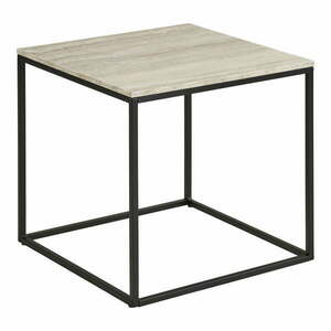 Tárolóasztal kő dekorral 45x45 cm Vita – House Nordic kép