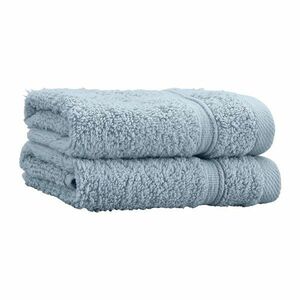 Kék frottír pamut törölköző szett 2 db-os 30x30 cm Zero Twist – Catherine Lansfield kép