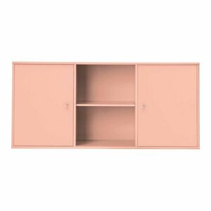 Rózsaszín függő komód 133x61x42 cm Mistral – Hammel Furniture kép