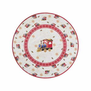 Piros kerek szőnyeg karácsonyi mintával ø 160 cm Toy's Delight Train – Villeroy&Boch kép