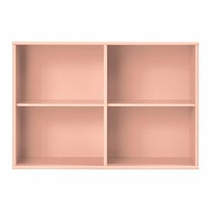 Rózsaszín függő könyvespolc 89x61x32, 5 cm Mistral – Hammel Furniture kép