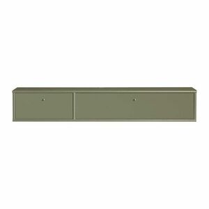 Khaki TV-állvány 136x22x32, 5 cm Mistral – Hammel Furniture kép