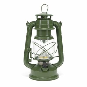 Sötétzöld elemmel működő LED lámpás (magasság 36 cm) Hurricane – Rex London kép